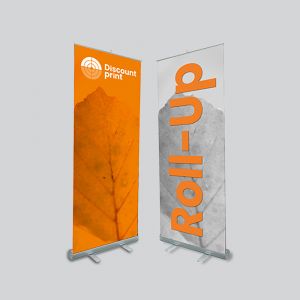 Billig roll-up med tryk – ideel til kortvarige kampagner, events og salgsfremstød